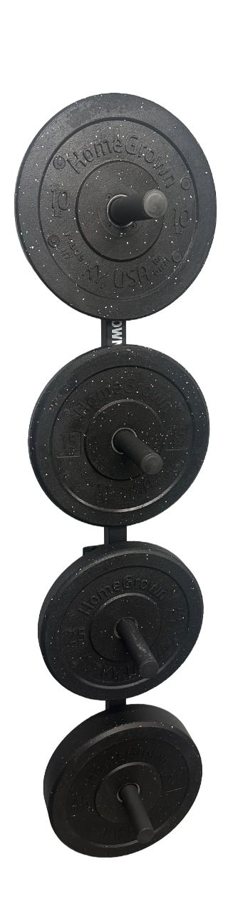 Wall Mount Plate Storage Rack | HomeGrown Lifting – Homegrown Lifting