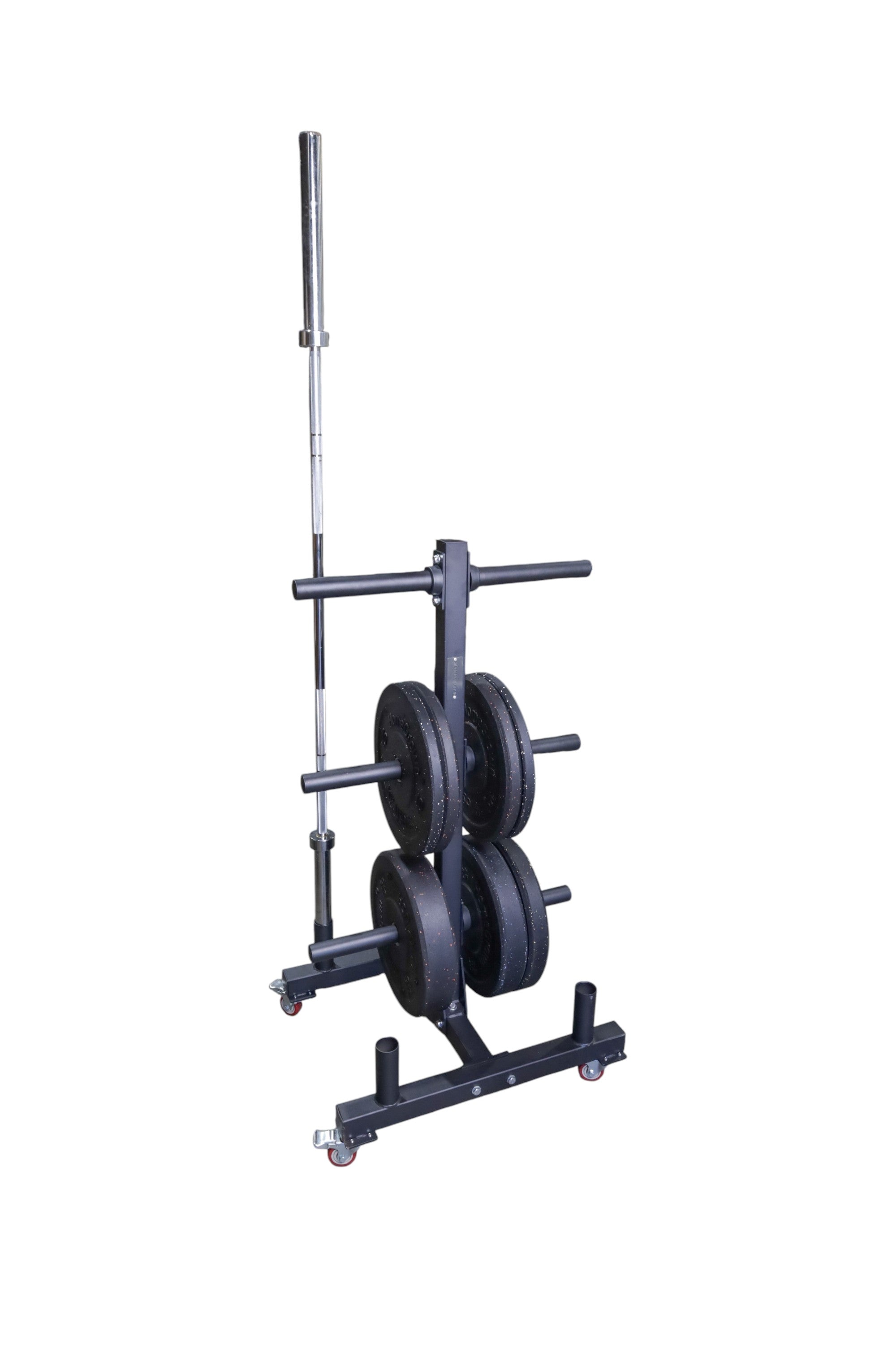 Lift Bar Racks HomeGrown Lifting | Mobile Plate Storage Rack w/Bar Sleeves – Homegrown ...