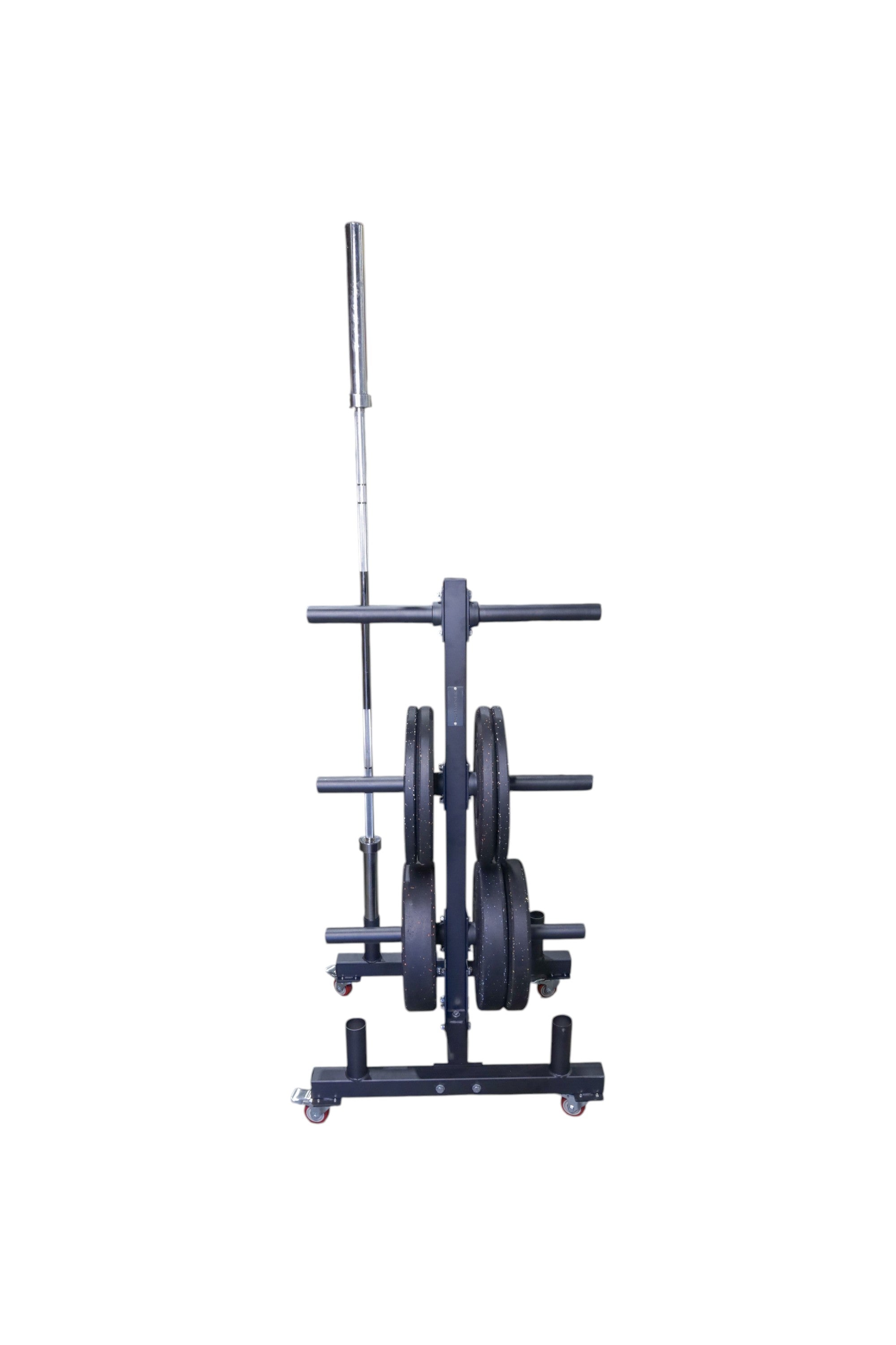 Plate Lift Rack HomeGrown Lifting | Mobile Plate Storage Rack w/Bar Sleeves – Homegrown ...