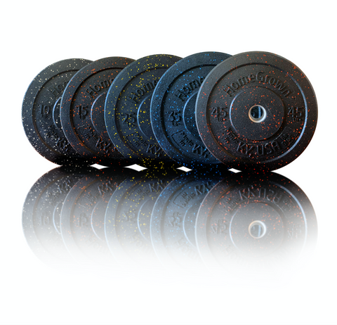 Bumper plates garage gym 2025